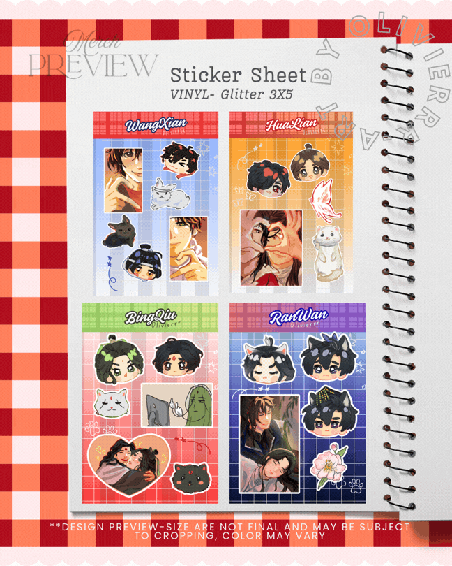 Sticker Sheet Catalogue